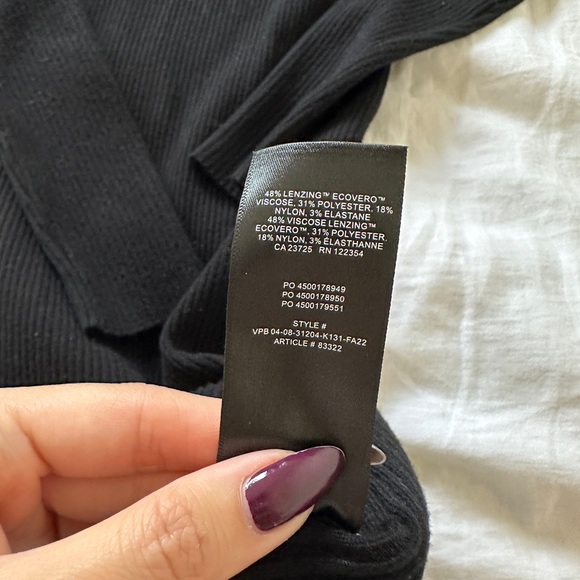 Aritzia WILFRED gabrielle dress in black - Picture 7 of 7